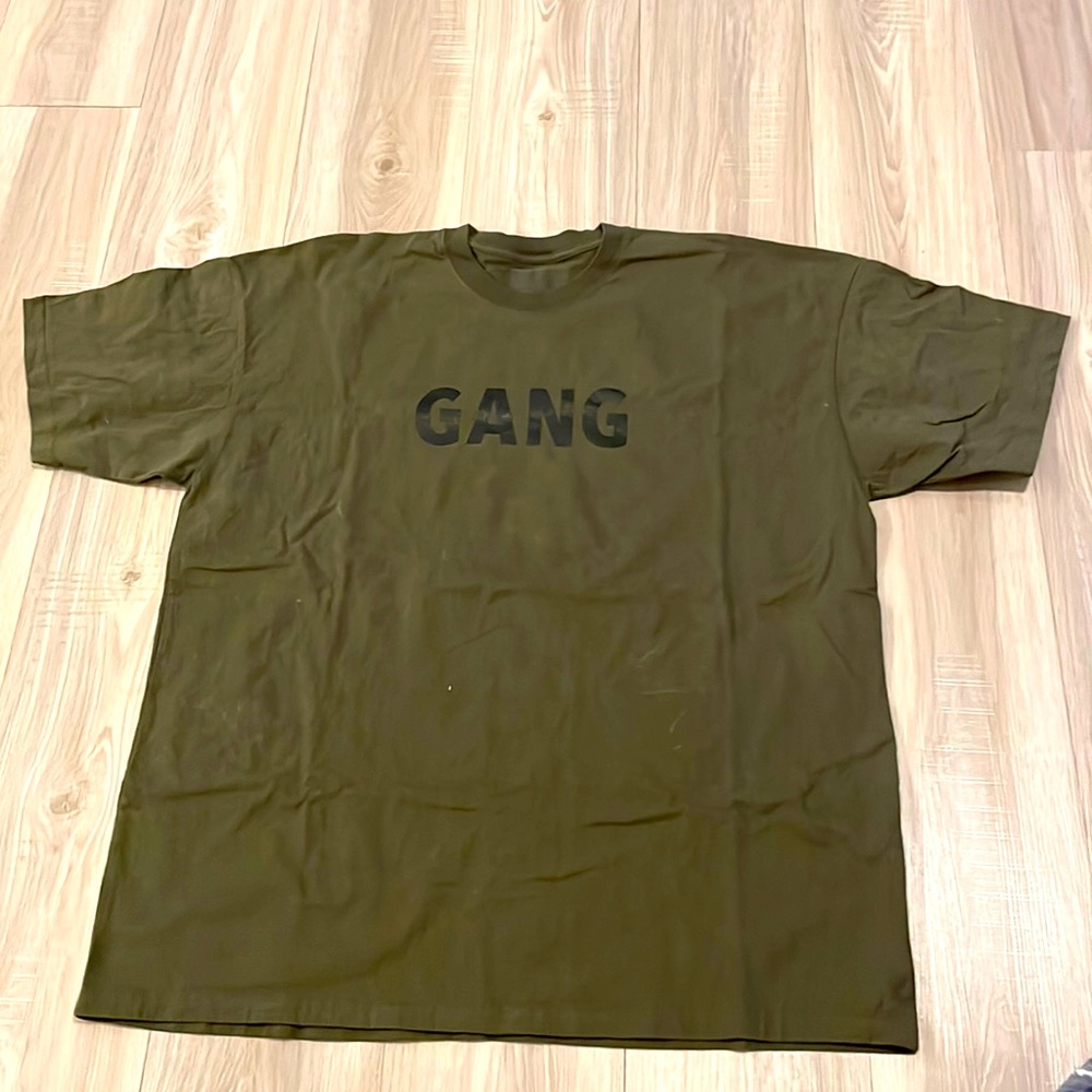Military green shirt
